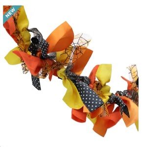 Halloween fabric garland. Set of 2